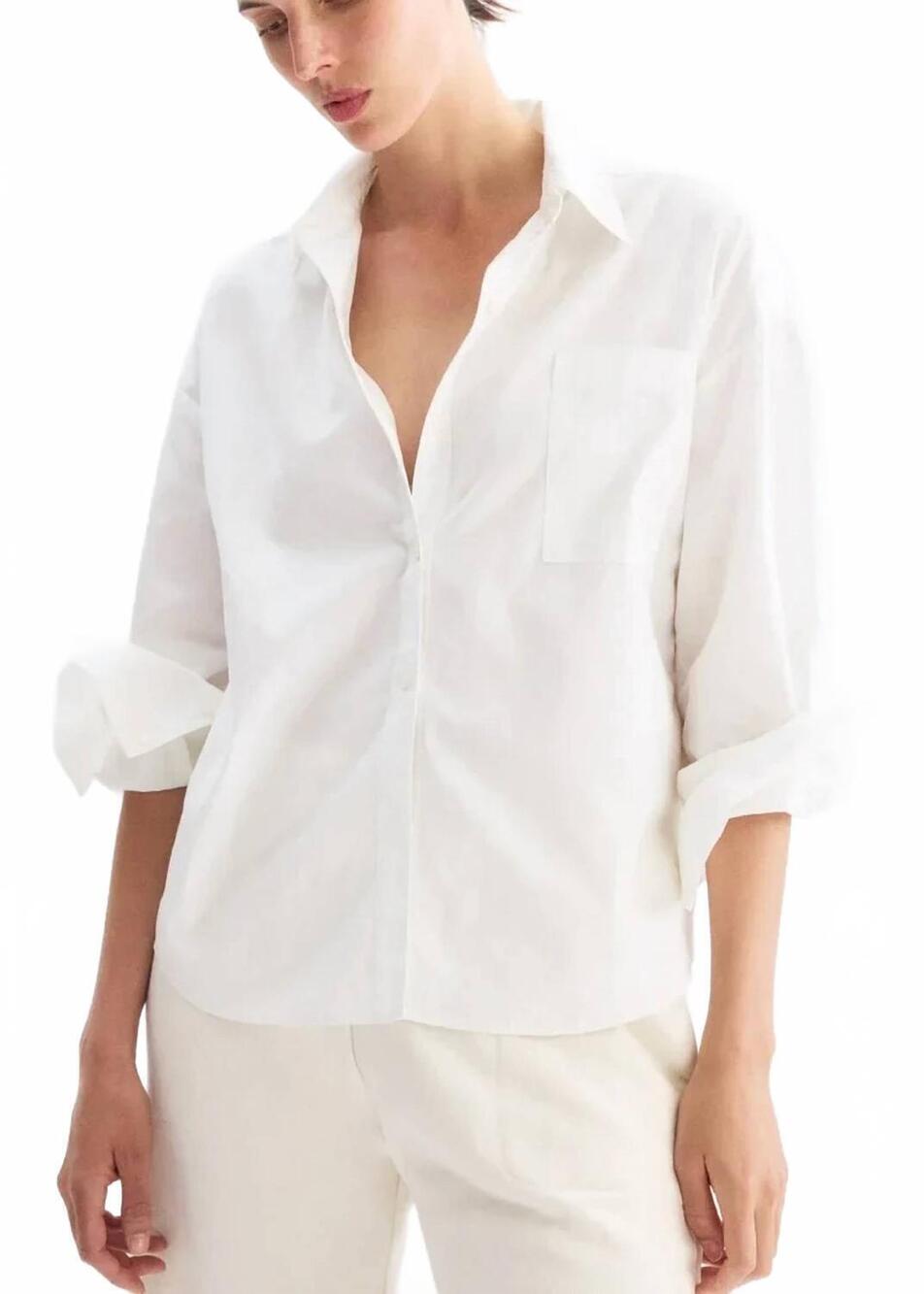 NEW ARLO MOTT watts side button shirt in white